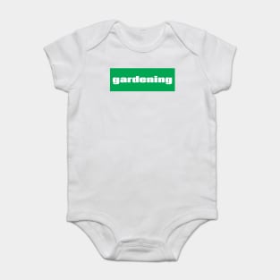 Gardening Baby Bodysuit